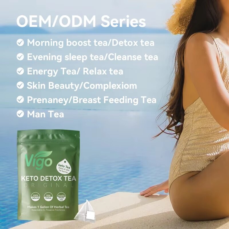 KETO Detox Tea - Vigo Belly Fat Burning Colon Cleanse Slimming Adults
