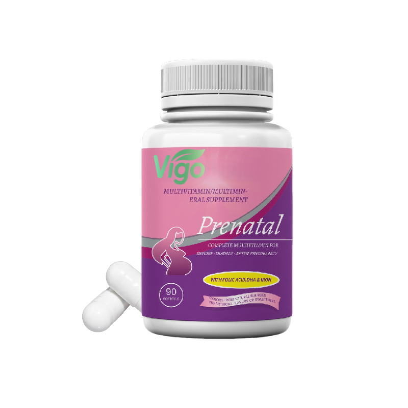 Prenatal Vitamin Capsules - Vigo Folate Folic Acid Myo Fertility Support