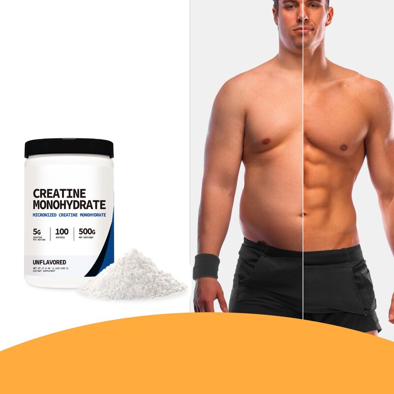 Creatine Monohydrate Powder - Vigo Micronized Pre Workout Muscle Builder Sport