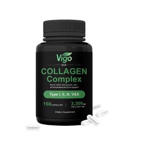 Collagen Capsules - Vigo Biotin VitamineC Hair Growth Skin Boost Nails