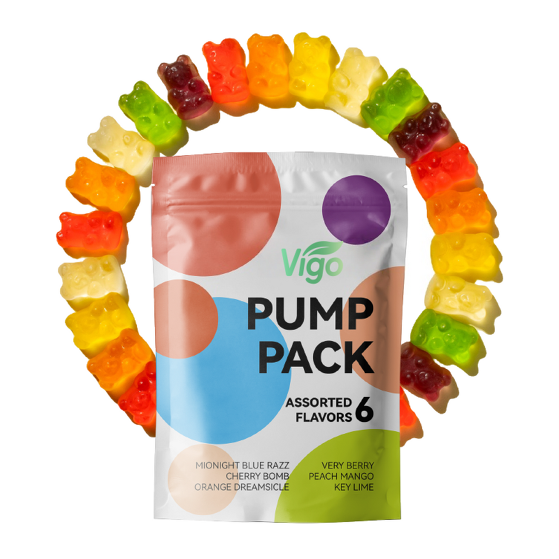 Creatine Gummies - Vigo GMP 5g Pre Workout Muscle Growth Energy Boosting