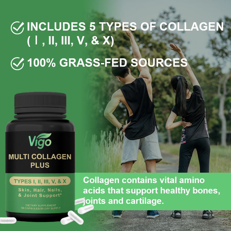Collagen Capsules - Vigo Private Label Multi Hydrolyzed Hair Skin Joints