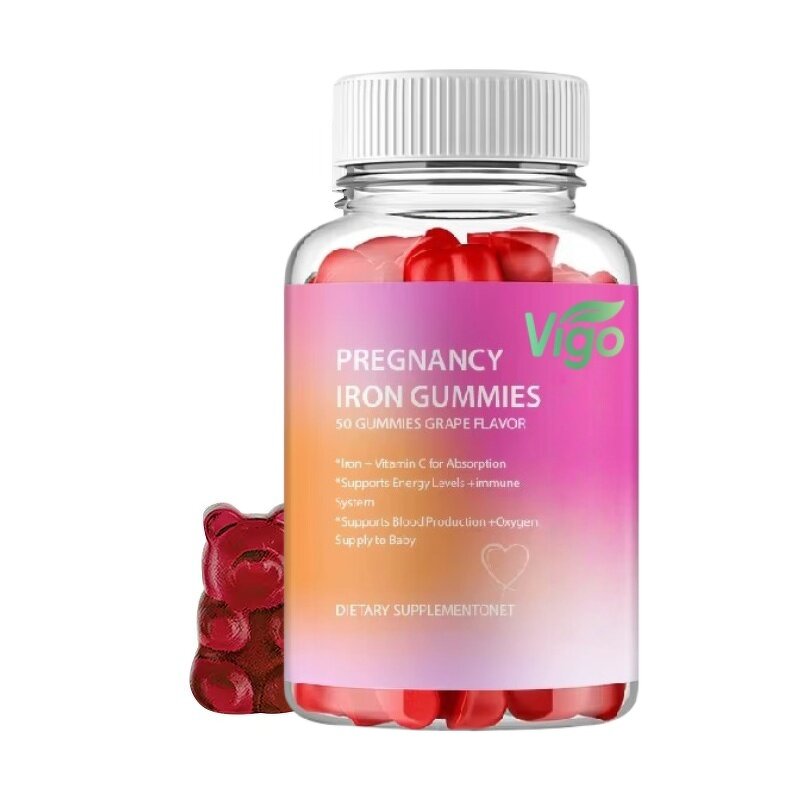 Prenatal Iron Gummies - Vigo Vitamin C Absorption Pregnancy Newborn Care
