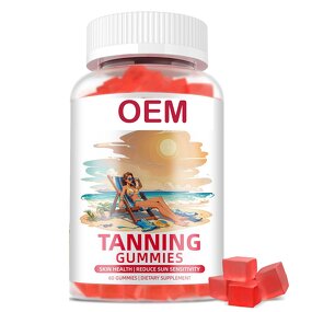 Tanning Gummies - Vigo Beta-Carotene Vitamin C Astaxanthin Natural Beauty