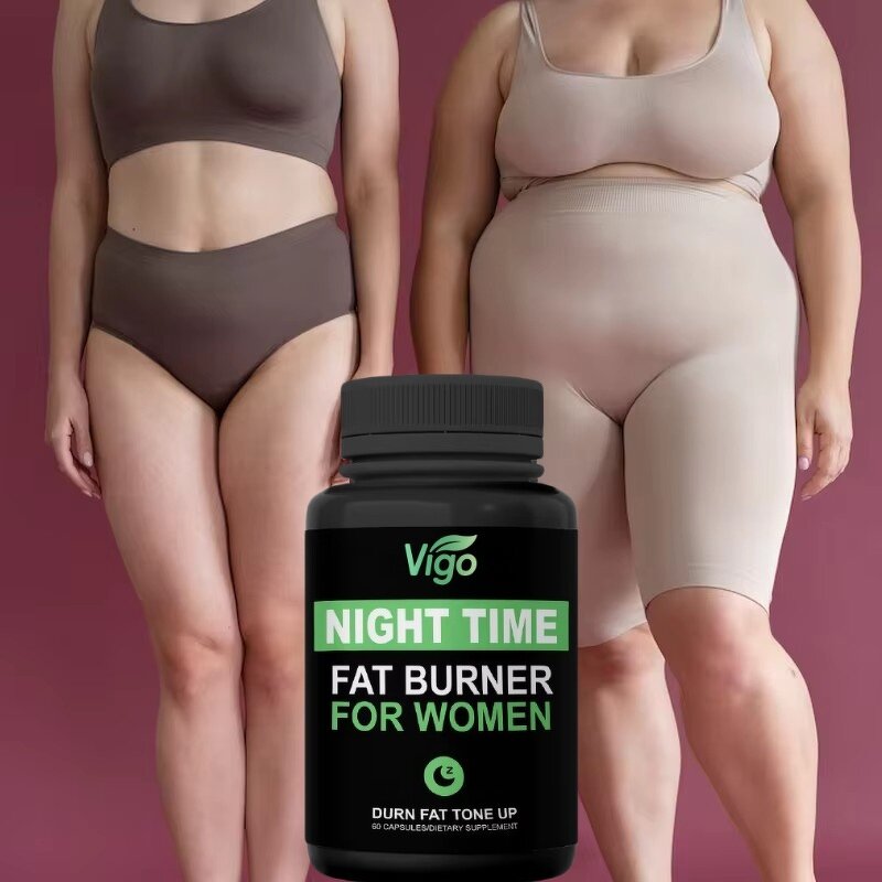 Fat Burner Capsules - Vigo OEM Natural Herbal Extract Women Weight Loss