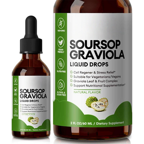Graviola Liquid Drops - Vigo Private Label GMP Organic Soursop Dietary Supplement