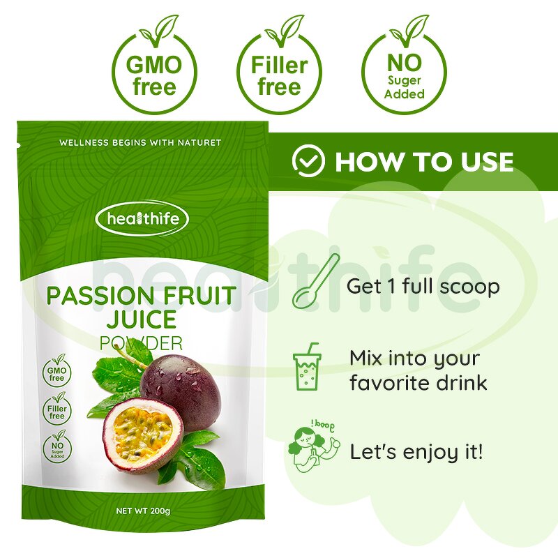 Passion Fruit Juice Powder Manufacturer - Water Soluble