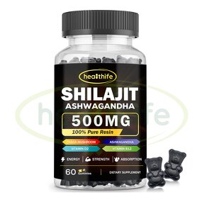 Shilajit Gummies Manufacturer - OEM 3g/60g Dietary Fiber Himalayan