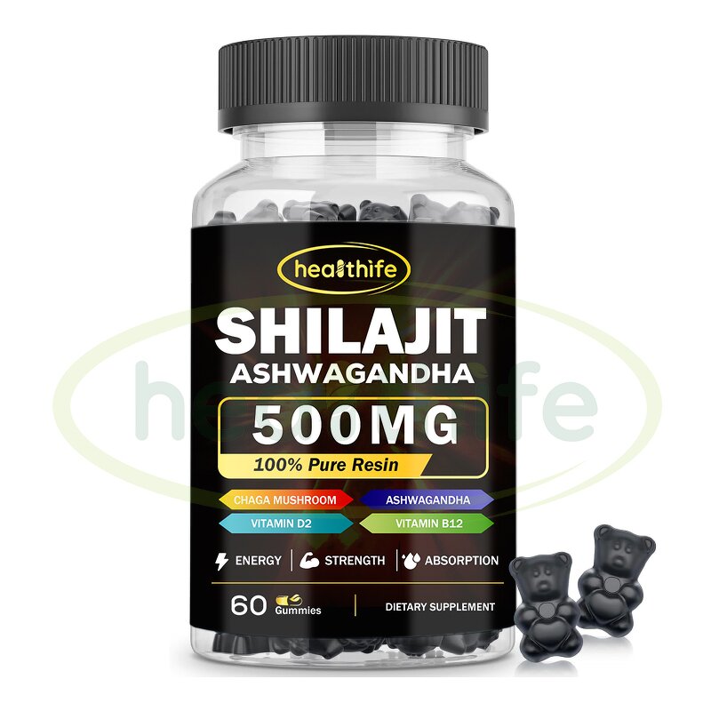 Shilajit Gummies Manufacturer - OEM 3g/60g Dietary Fiber Himalayan