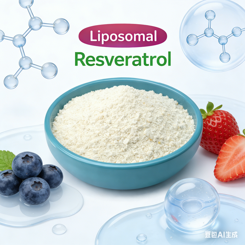 Liposomal Resveratrol Powder Manufacturer - OEM 50% Food Grade