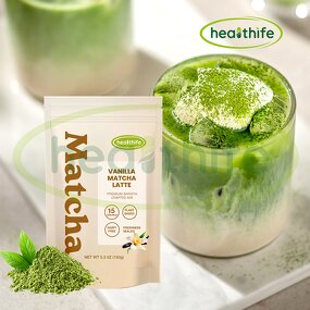Matcha Latte Powder - Instant Food Grade Organic Vanilla Green Tea