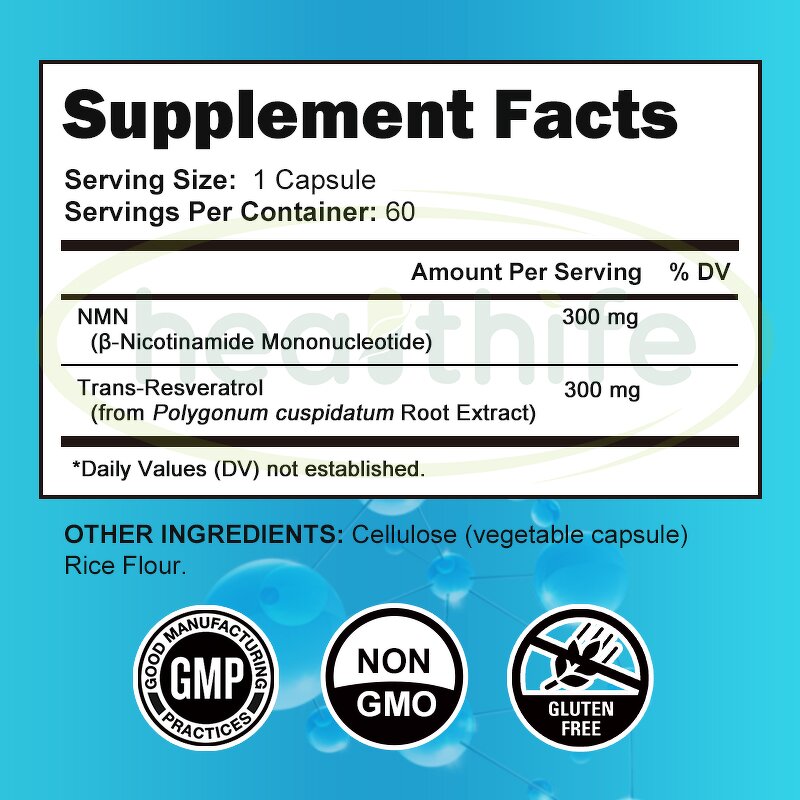 NMN Capsules Manufacturer - OEM Trans-Resveratrol Food Grade Pure