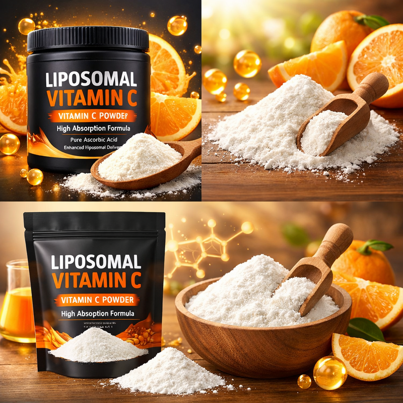 Liposomal Vitamin C Powder Manufacturer - 50% CAS 50-81-7 Supplement