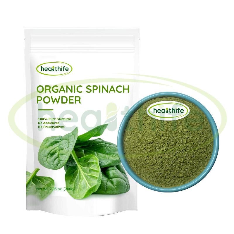 Spinach Powder Manufacturer - NOP & EU Organic Green Vegetable Pure