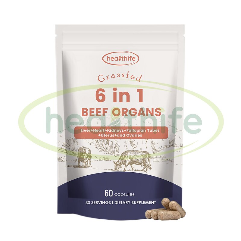 Beef Organ Capsule Manufacturer - Women's 6 in 1 Mix Grass Fed