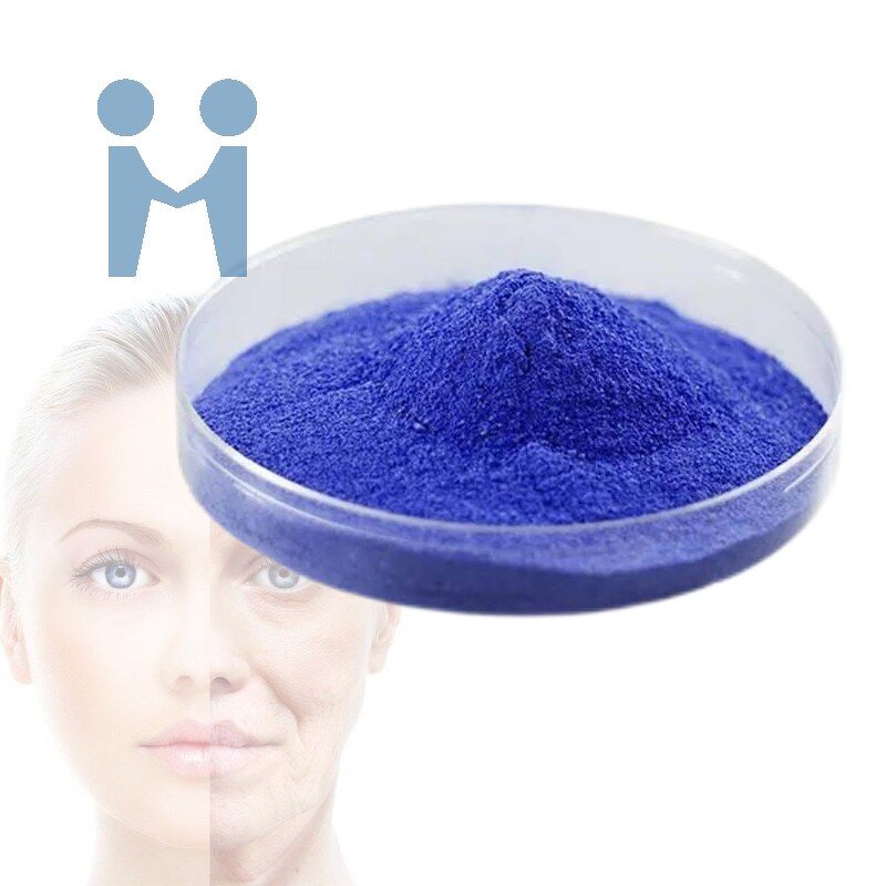 GHK-cu Powder - Wholesale Bulk Cosmetic Grade CAS 49557-75-7 Blue Copper Peptide