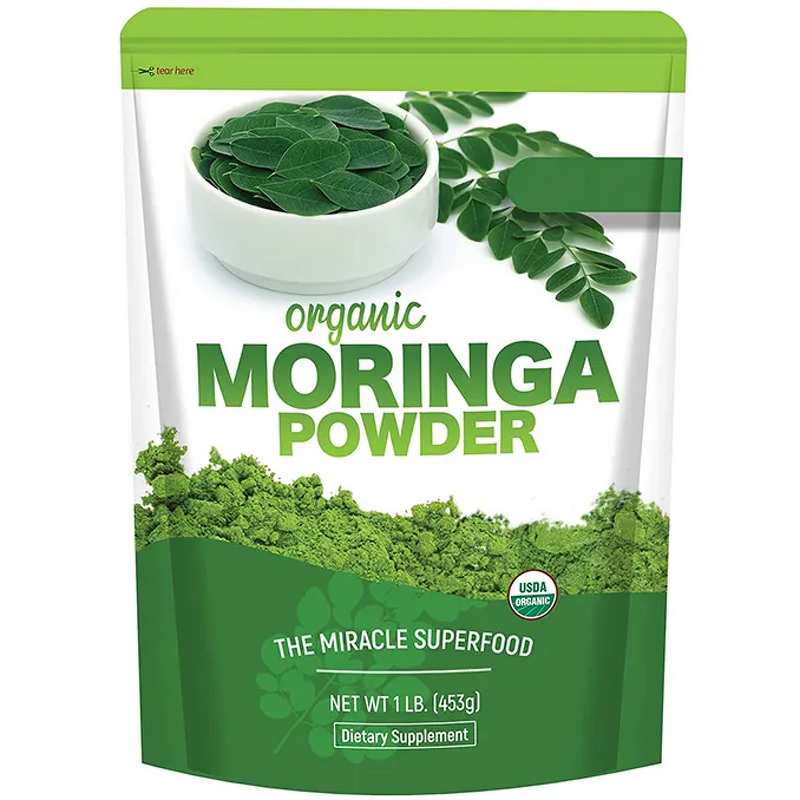 Moringa Leaf Extract Powder - Pure Natural Organic In Stock Superfood