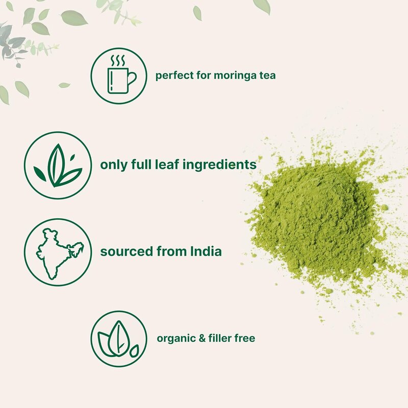 Moringa Leaf Extract Powder - Pure Natural Organic In Stock Superfood