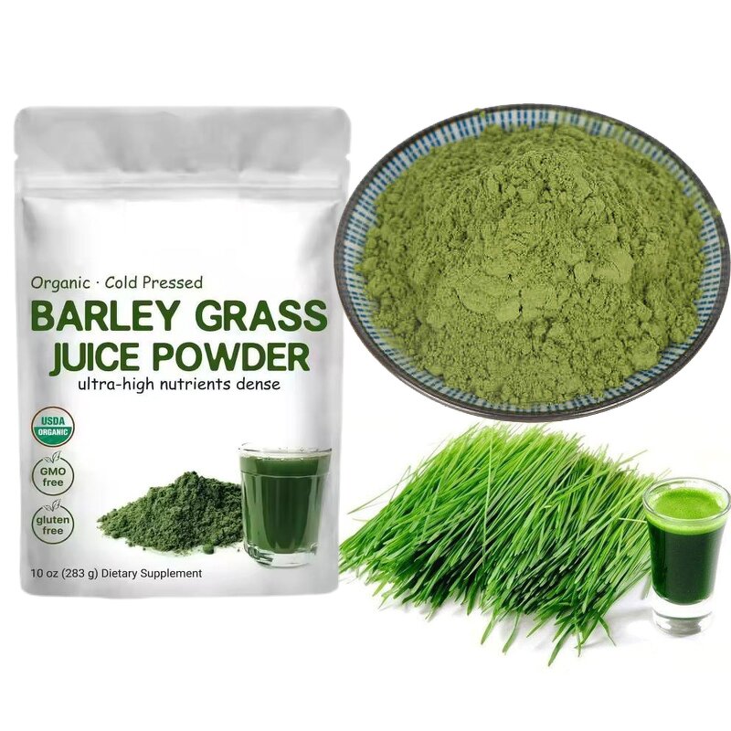 Barley Grass Powder - Factory OEM Private Label Water Soluble Organic Superfood