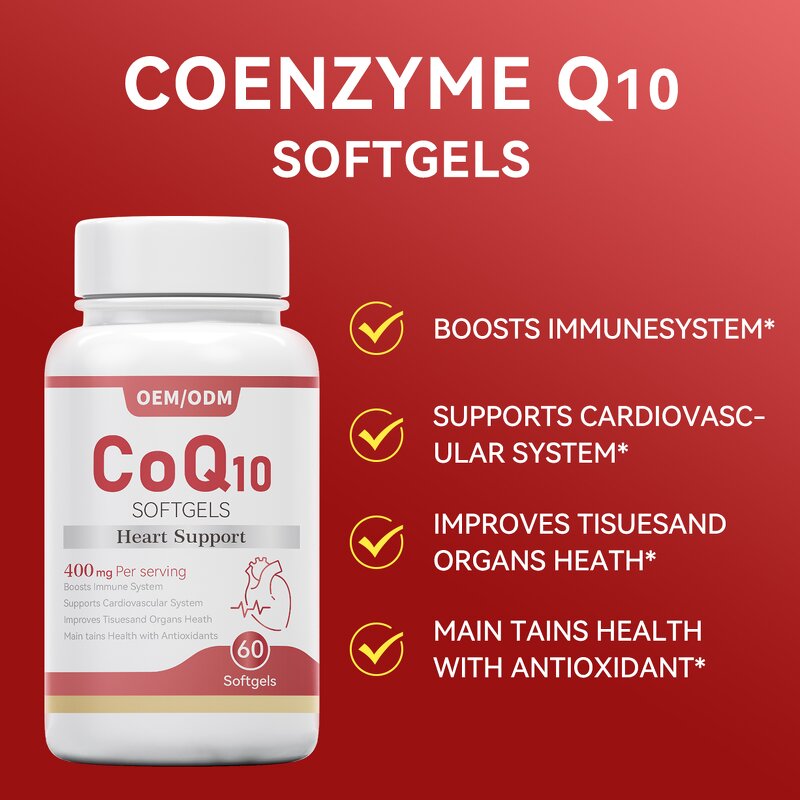 Coenzyme Q10 Soft Capsules Manufacturer - for Heart Health & OEM/ODM
