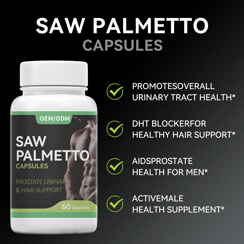 Saw Palmetto Capsule Manufacturer - Natural Herbal for Energy & OEM/ODM