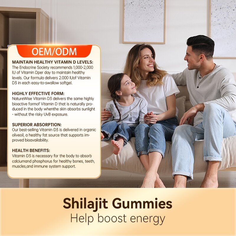 Shilajit Gummies Manufacturer - Rich in Mineral Vitamins Energy Support & OEM