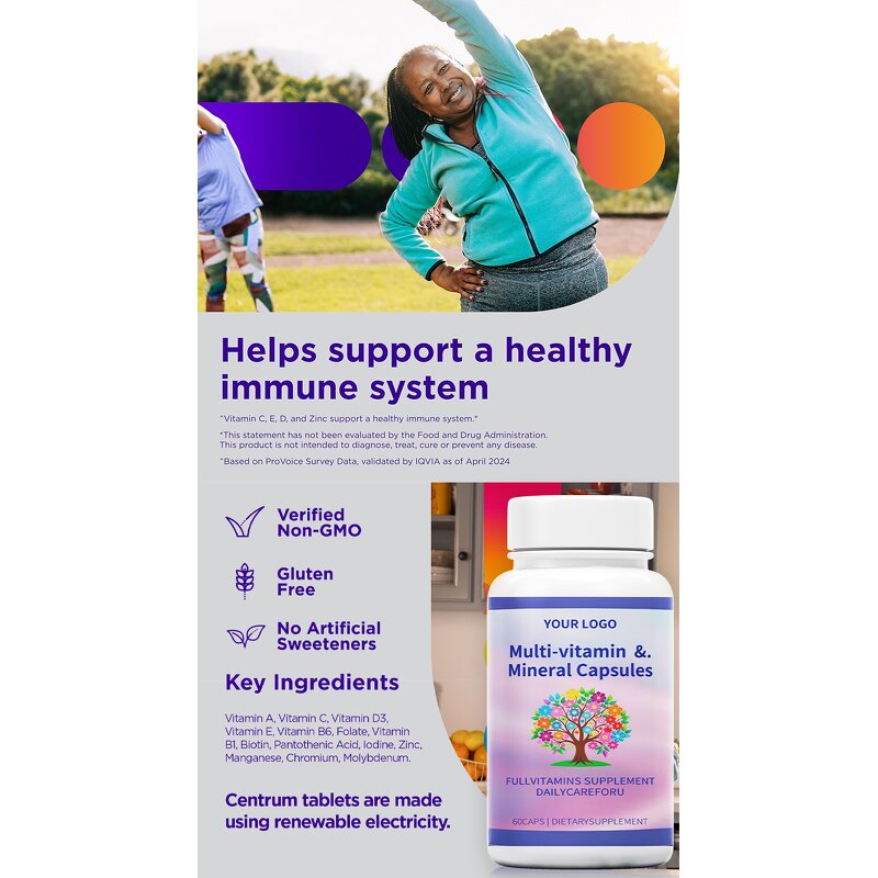 Multivitamin Tablets Manufacturer - Custom Private Label for Adults & ODM OEM