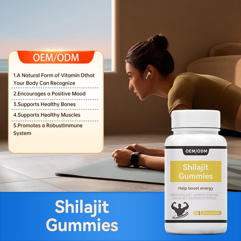 Shilajit Gummies Manufacturer - Rich in Mineral Vitamins Energy Support & OEM