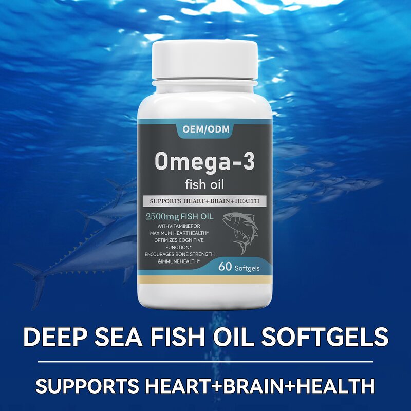 Fish Oil Softgels Manufacturer - Omega 3 DHA for Brain Eye Support & OEM