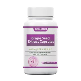 Grape Seed Extract Capsules Manufacturer - Anti-Free Radicals Herbal Supplement & OEM