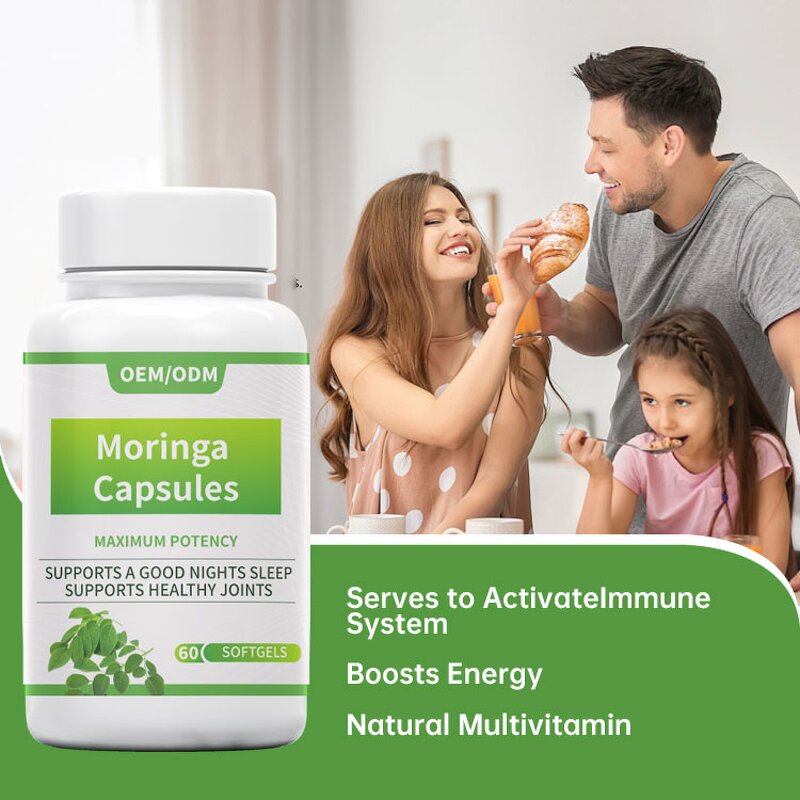 Moringa Capsules Manufacturer - Natural Organic Energy-Boosting Powder & OEM/ODM
