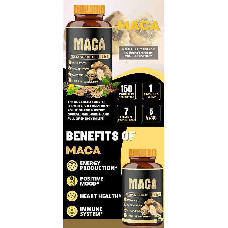 Black Maca Tablet Manufacturer - Men's Power Supplement High Quality