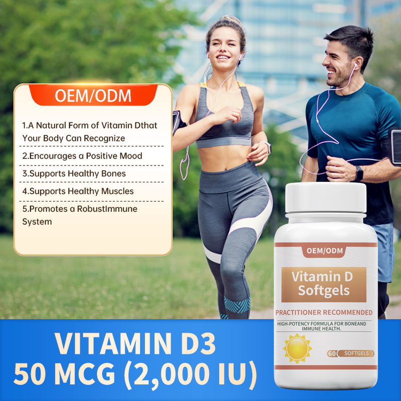 Vitamin D Supplement Manufacturer - Daily Immunity Support Soft-Gel & OEM