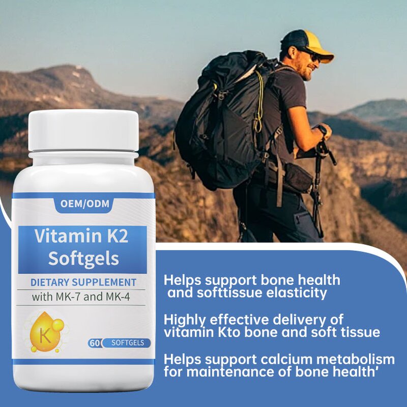 Vitamin K2 Soft Capsule Manufacturer - Dietary Nutrition Supplement & OEM/ODM