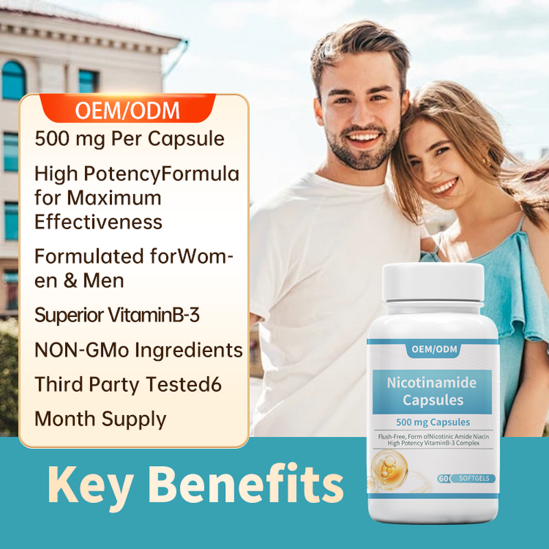 NAD Supplements Manufacturer - Nicotinamide Riboside NMN Resveratrol Capsules