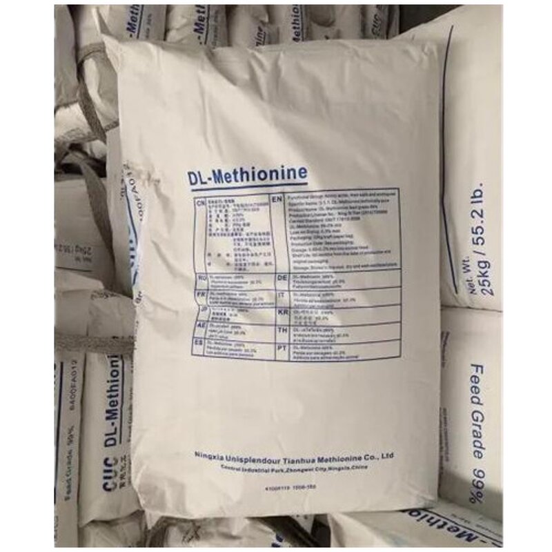 DL-Methionine Manufacturer - 98.5% Poultry Feed Additive Amino Acid