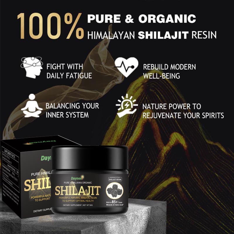Shilajit Extract Factory - OEM Private Label 1000mg Pure Natural Del Himalayan Liquid Resin