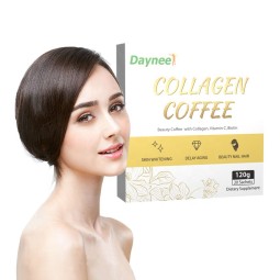 Collagen Coffee Factory - Glow Skin Whitening Instant Powder Vitamin c Bloom Coffee with Collagen
