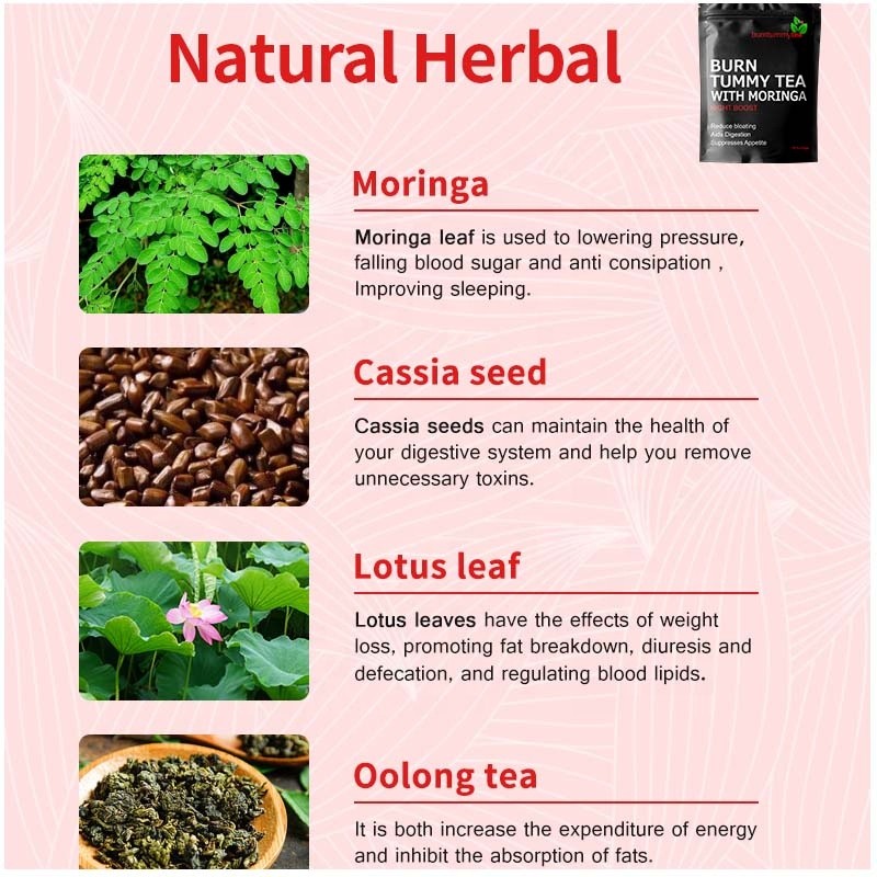 Flat Tummy Tea Manufacturer - Private Label with Moringa Slim 28 Days Fit Diet Detox Weight Loss