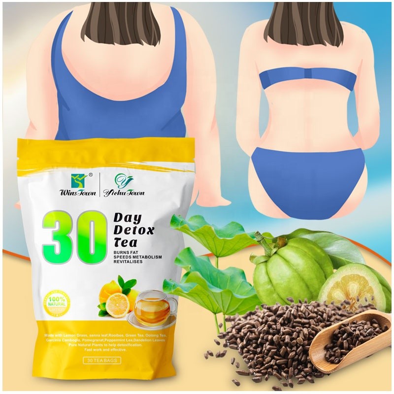 Detox Tea Manufacturer - 30 Days Lemongrass Flavor Fat Burning Flat Slim Tummy Weight Loss