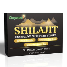 Shilajit Capsules Manufacturer - Pure Himalayan Natural Resin Tablets Fulvic Acid Extract Capsule