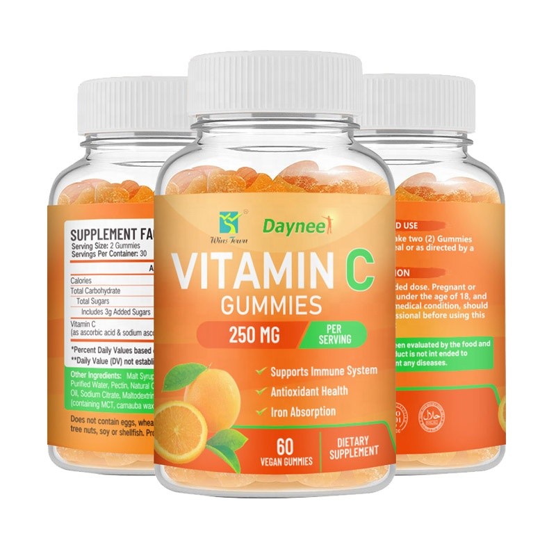 Vitamin C Gummies Factory - Vegan Pre Workout Vitamin C Gummies for Kids Healthcare Supplement