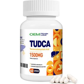 TUDCA Capsules - OEM Private Label Liver Cleanse Detox 500mg Tauroursodeoxycholic