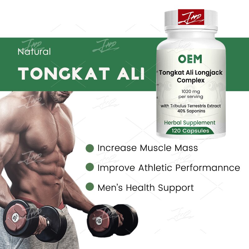 Tongkat Ali Extract Capsules - USA EU Private Label Male Supplement Natural Bulk