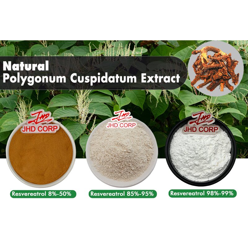 Trans-Resveratrol Powder - Factory Grape Skin Cuspidatum Root Extract 50% Pure
