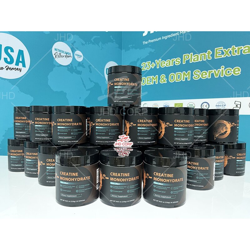 Creatine Monohydrate Powder - OEM Private Label Pre Workout 200Mesh Gym Raw Material