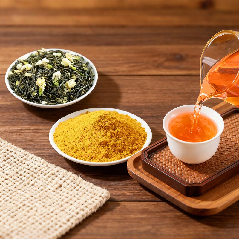 Instant Jasmine Tea Powder - High Quality Raw Organic Health Tea Bulk Packaging