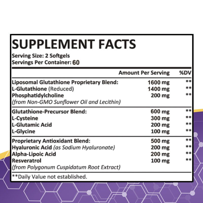 Glutathione Softgel Capsules - Bulk Skin Care Whitening Supplements