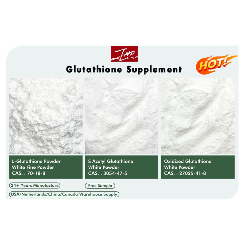 L-Glutathione Powder - Factory Food Grade Pure Reduced Eclaircissant Supplement