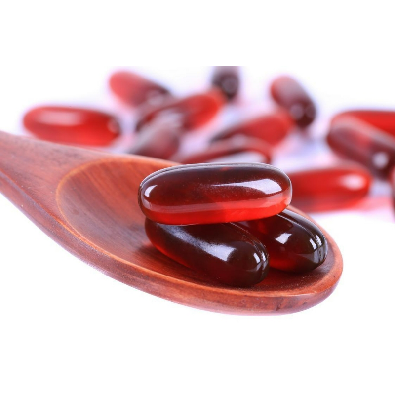 Krill Oil Softgel Capsules - EU Stock 500mg GMO Free ISO Certified Adult